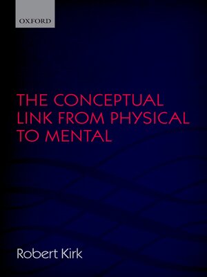 cover image of The Conceptual Link from Physical to Mental